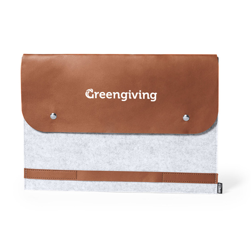 Laptop pouch RPET felt | Eco gift
